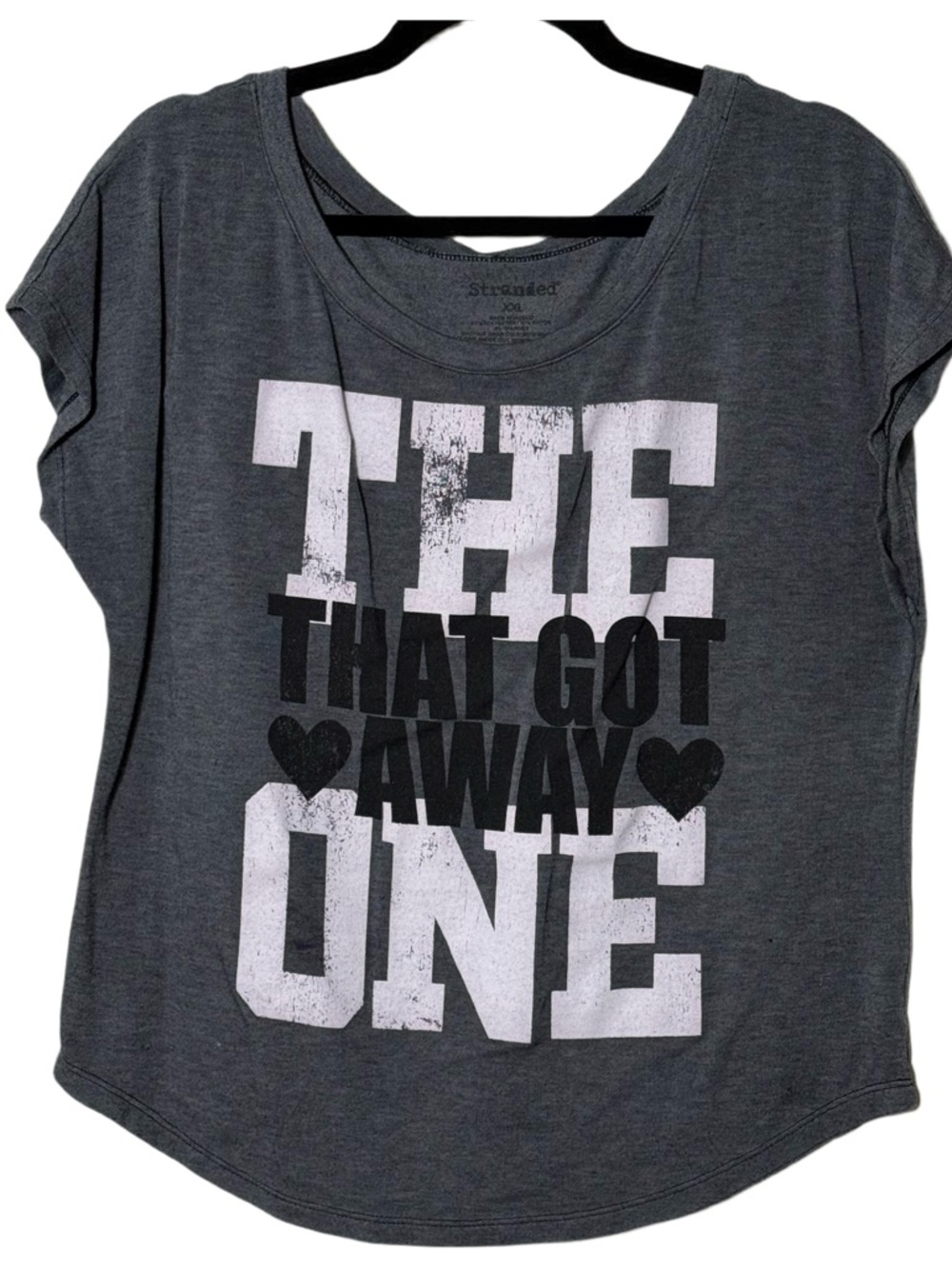 Stranded Gray Graphic Tee ‘The One that got Away’ Sz XXL